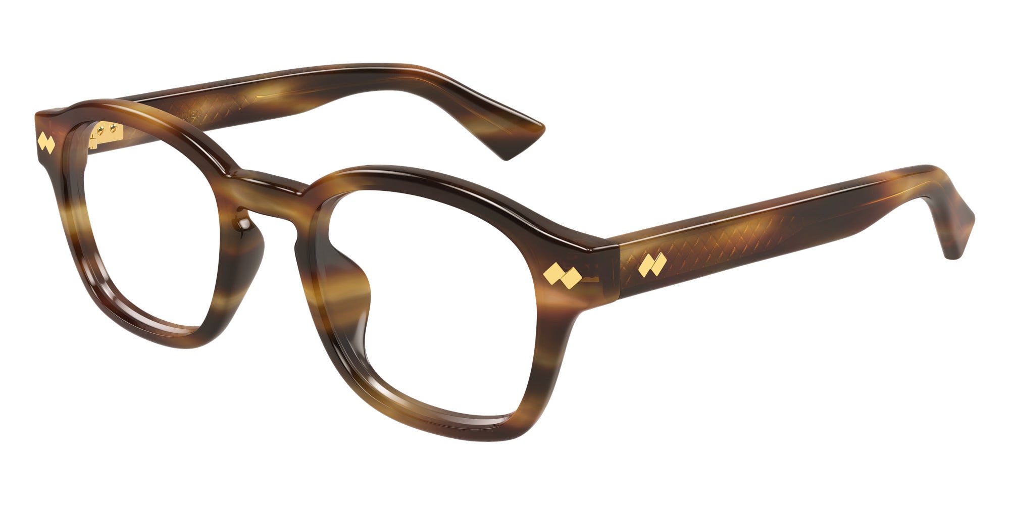 Bottega Veneta® BV1445OA BV1445OA 002 51 Eyeglasses - 002-Havana