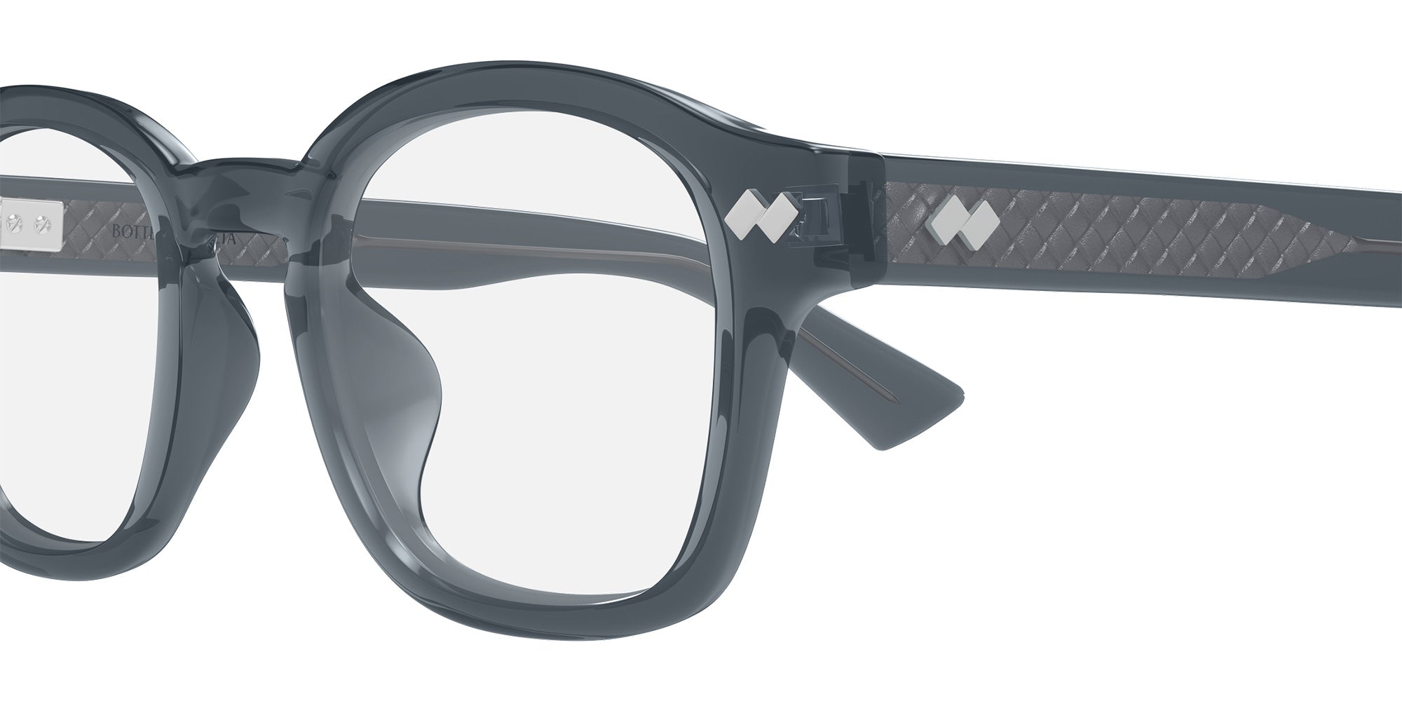 Bottega Veneta® BV1445OA BV1445OA 003 51 Eyeglasses - 003-Grey