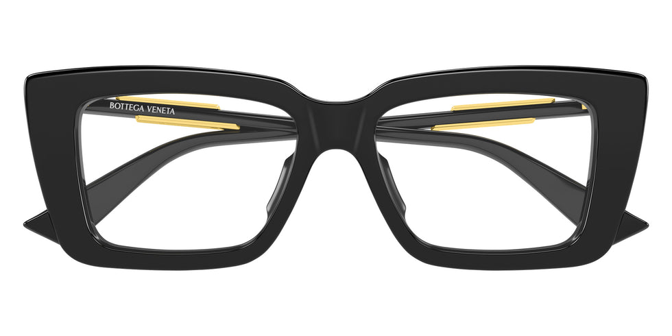 Bottega Veneta® BV1448O BV1448O 001 53 Eyeglasses - 001-Black