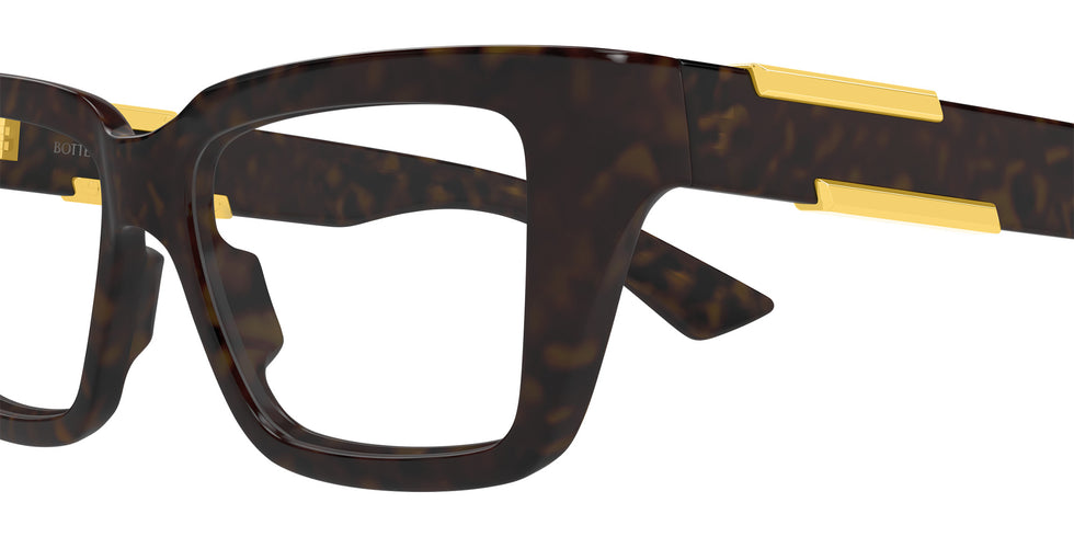 Bottega Veneta® BV1455O BV1455O 002 52 Eyeglasses - 002-Havana