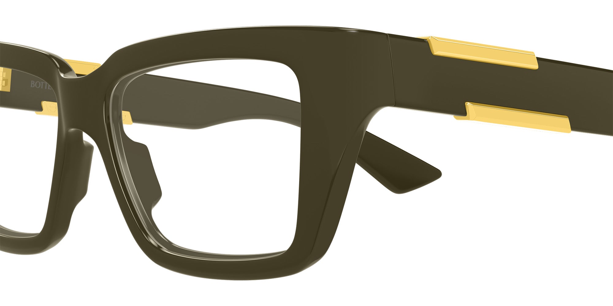 Bottega Veneta® BV1455O BV1455O 003 52 Eyeglasses - 003-Green