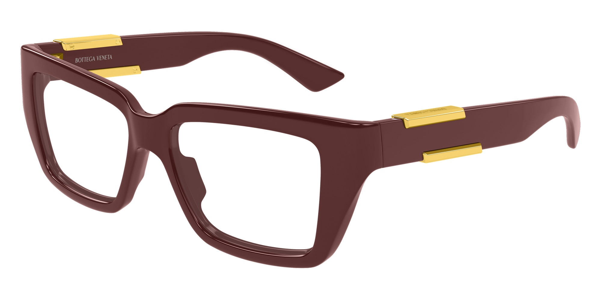 Bottega Veneta® BV1455O BV1455O 004 52 Eyeglasses - 004-Burgundy
