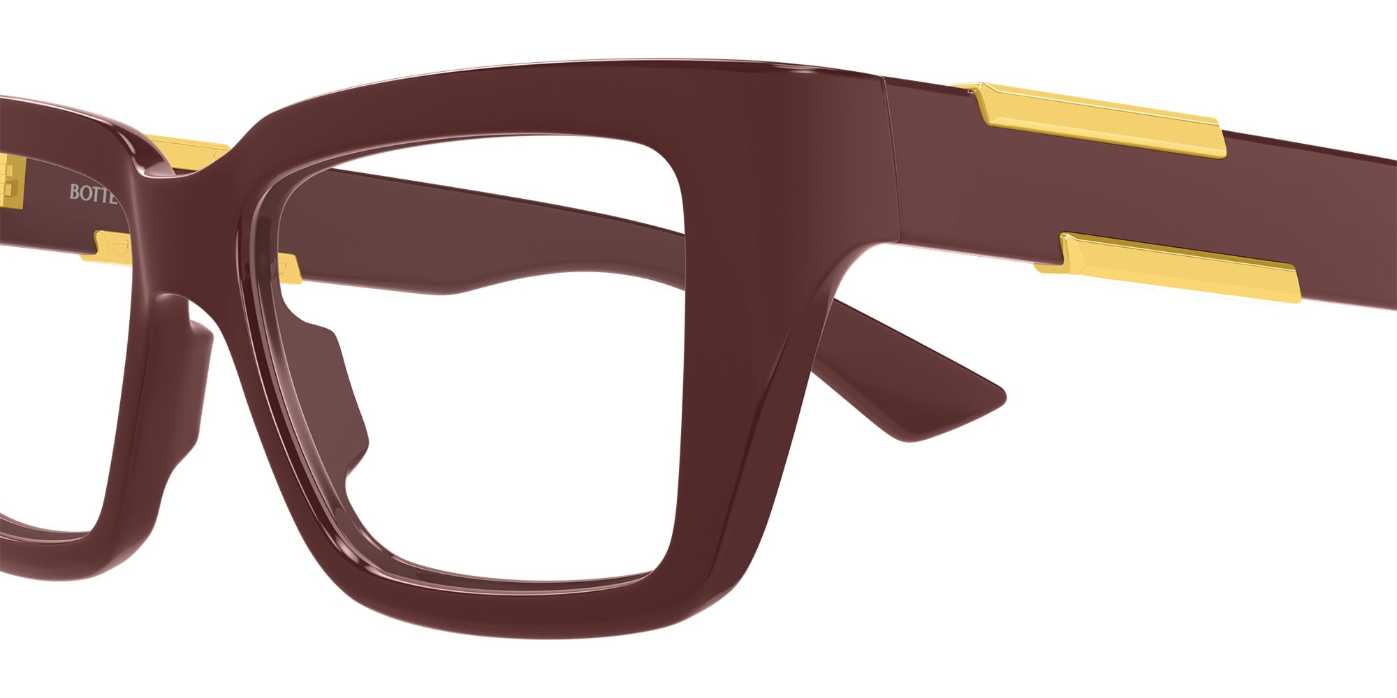 Bottega Veneta® BV1455O BV1455O 004 52 Eyeglasses - 004-Burgundy