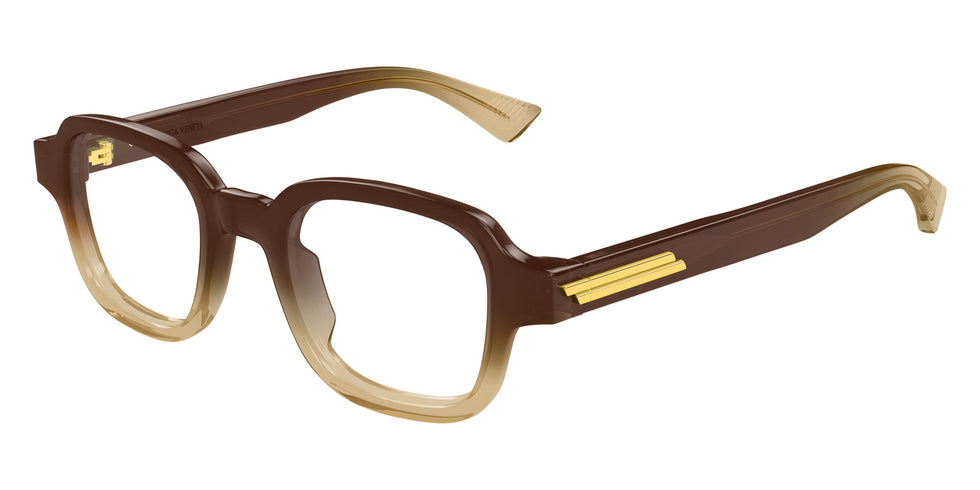 Bottega Veneta® BV1462O BV1462O 008 48 Eyeglasses - 008-Brown
