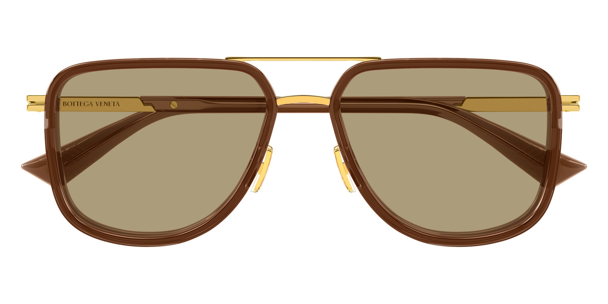 Bottega Veneta® BV1463S BV1463S 003 56 Sunglasses - 003-Gold