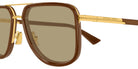Bottega Veneta® BV1463S BV1463S 003 56 Sunglasses - 003-Gold