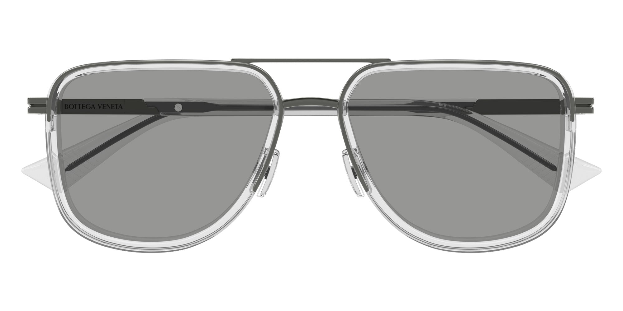 Bottega Veneta® BV1463S BV1463S 004 56 Sunglasses - 004-Gunmetal