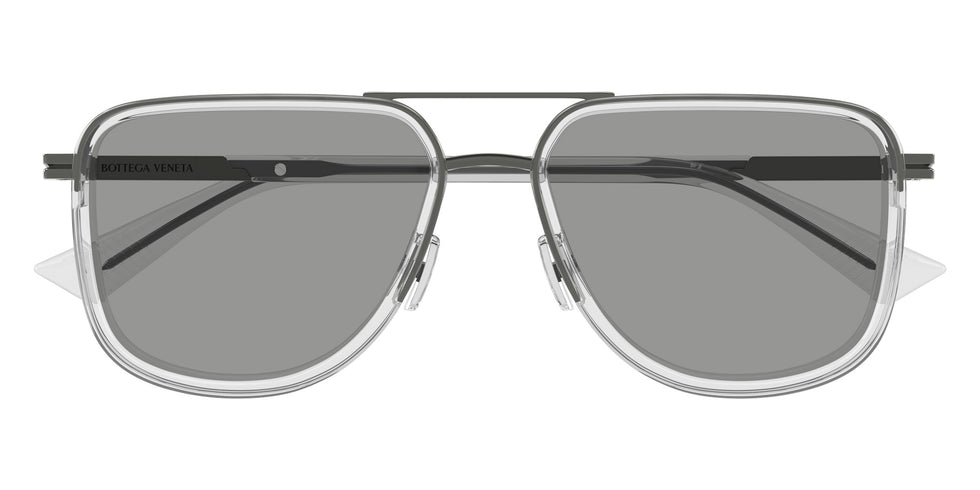 Bottega Veneta® BV1463S BV1463S 004 56 Sunglasses - 004-Gunmetal
