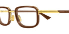 Bottega Veneta® BV1464O BV1464O 007 53 Eyeglasses - 007-Gold