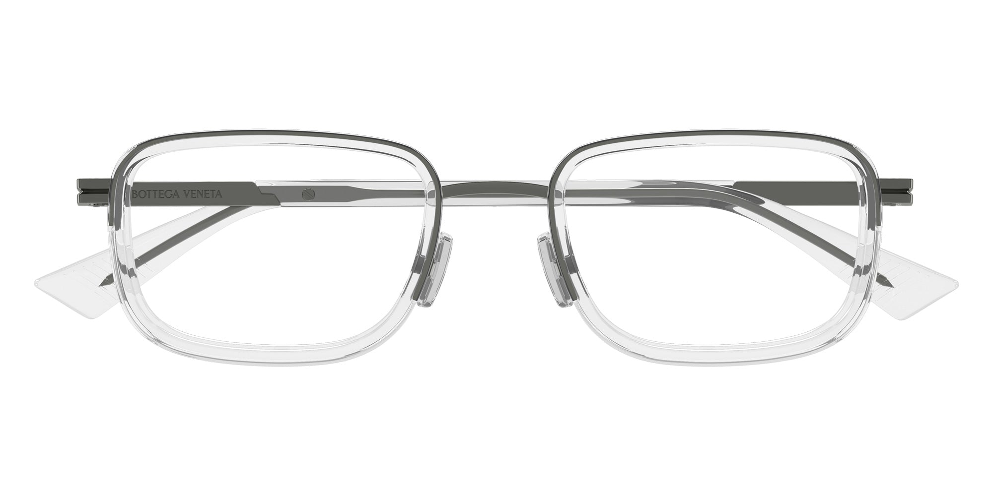 Bottega Veneta® BV1464O BV1464O 008 53 Eyeglasses - 008-Gunmetal