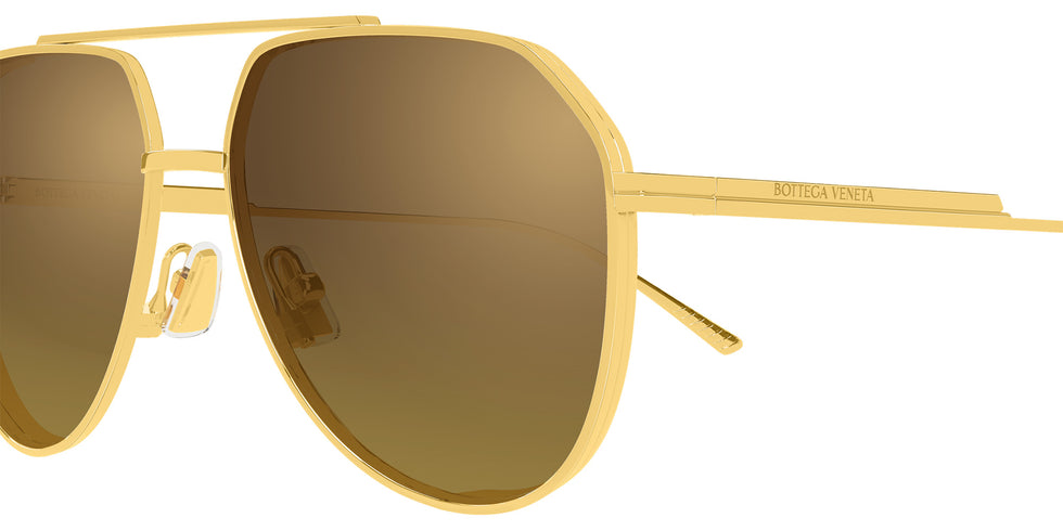 Bottega Veneta® BV1465S BV1465S 004 60 Sunglasses - 004-Gold
