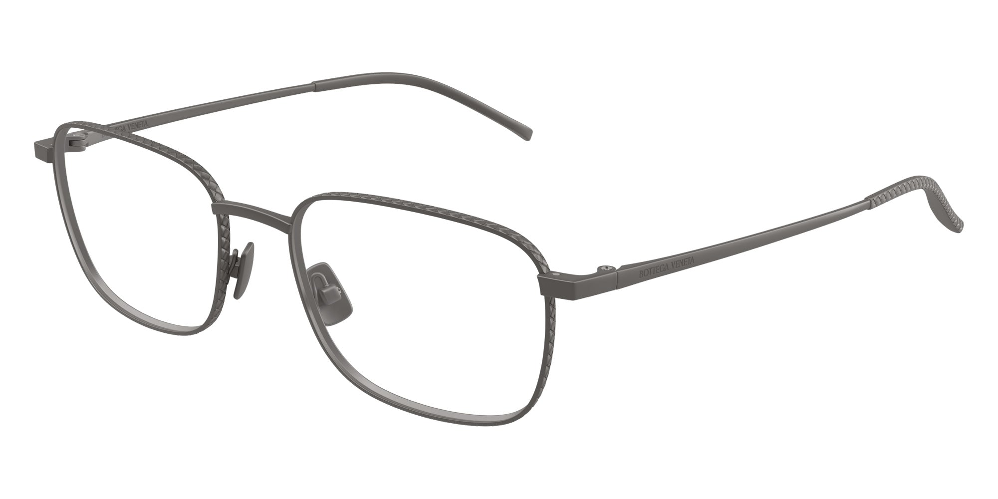Bottega Veneta® BV1472O BV1472O 004 56 Eyeglasses - 004-Gunmetal