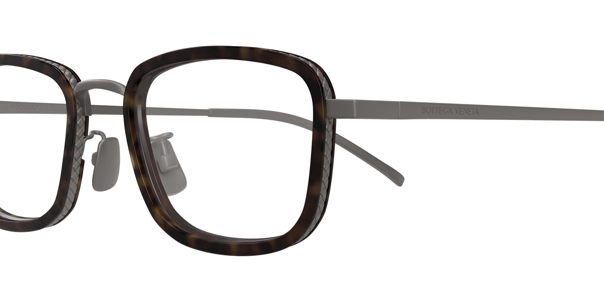 Bottega Veneta® BV1474OA BV1474OA 002 53 Eyeglasses - 002-Gunmetal