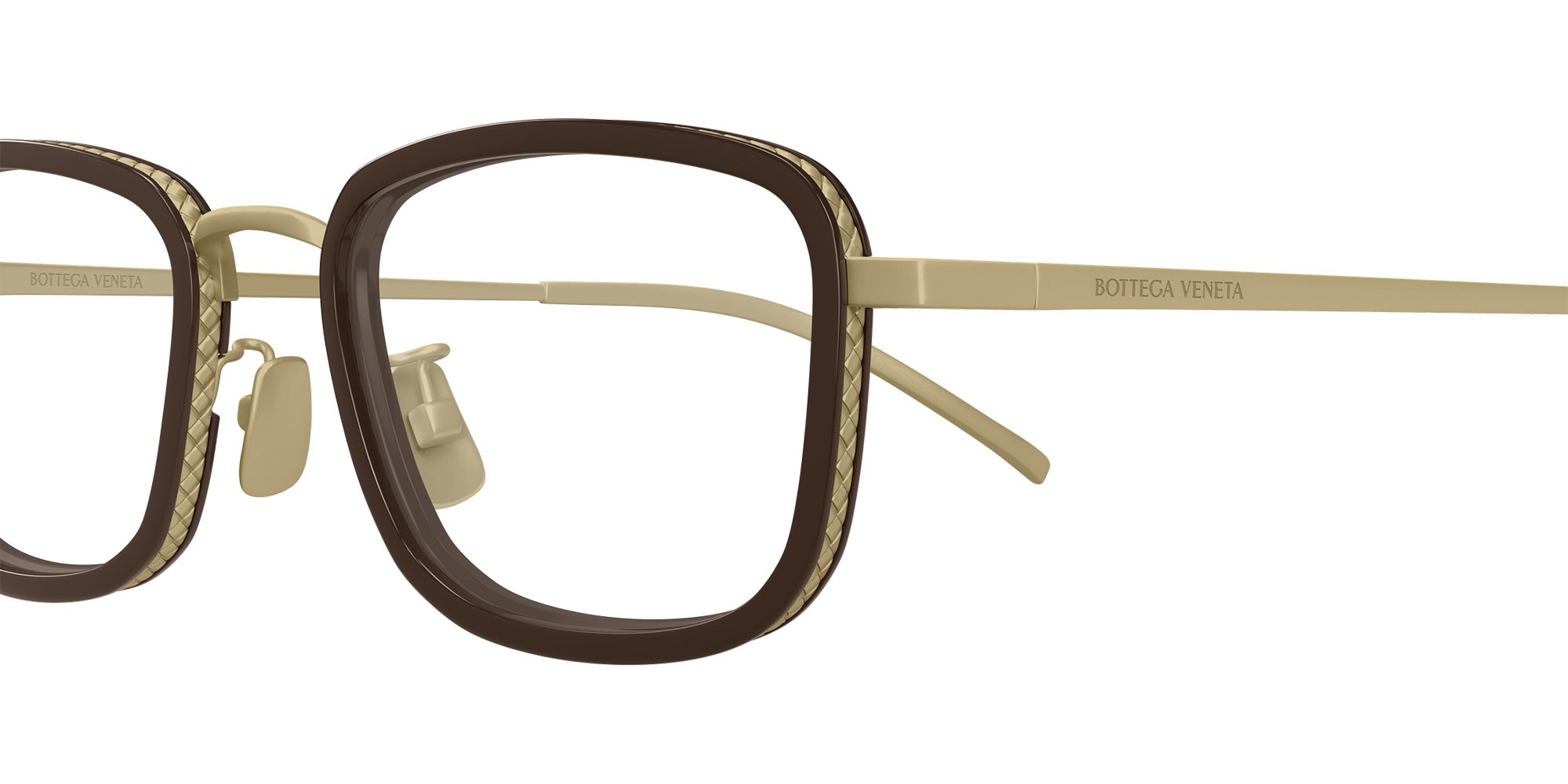 Bottega Veneta® BV1474OA BV1474OA 003 53 Eyeglasses - 003-Bronze