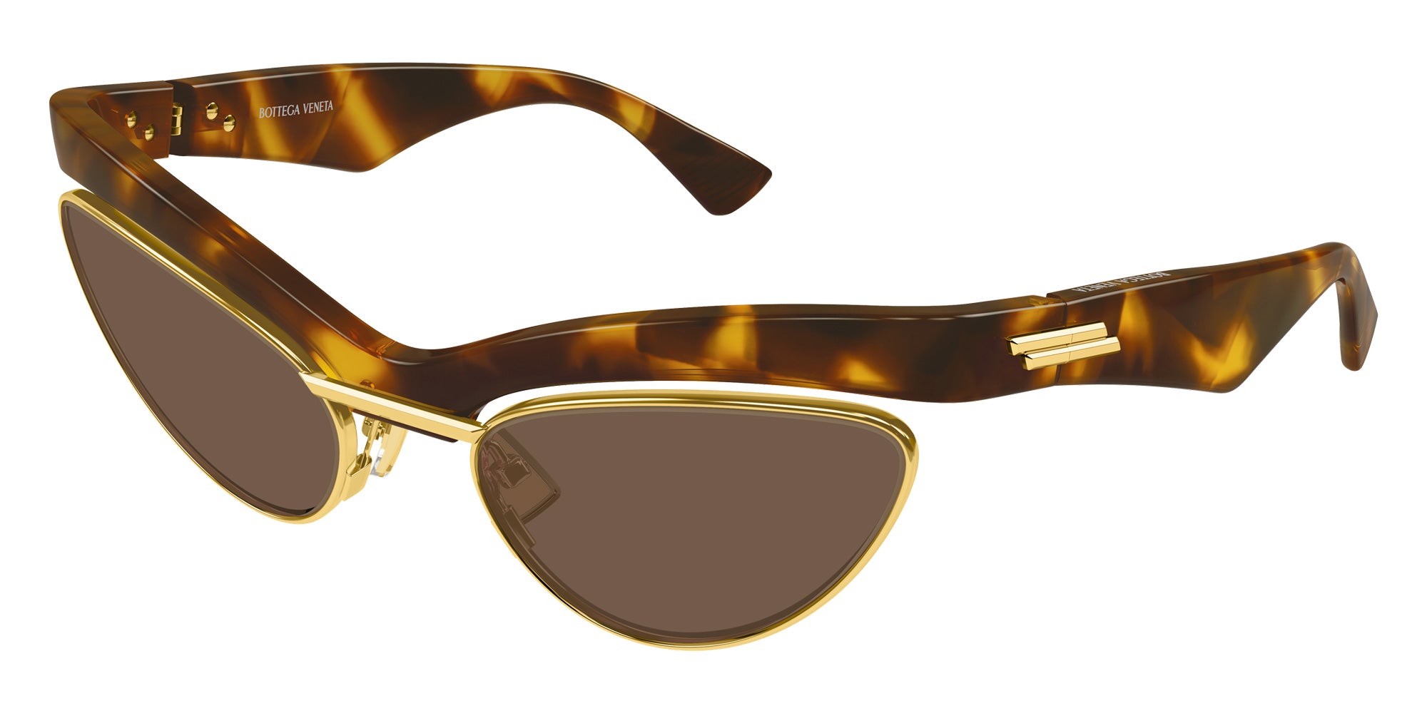 Bottega Veneta® BV1480S BV1480S 004 59 Sunglasses - 004-Havana