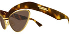 Bottega Veneta® BV1480S BV1480S 004 59 Sunglasses - 004-Havana