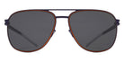 Mykita® CALEB MYK CALEB Indigo/Orange / Polarized Pro Hi-Con Grey 57 - Indigo/Orange / Polarized Pro Hi-Con Grey Sunglasses
