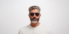 Mykita® CALEB MYK CALEB Indigo/Orange / Polarized Pro Hi-Con Grey 57 - Indigo/Orange / Polarized Pro Hi-Con Grey Sunglasses