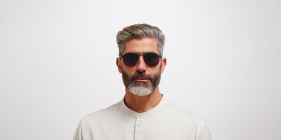 Mykita® CALEB MYK CALEB Indigo/Orange / Polarized Pro Hi-Con Grey 57 - Indigo/Orange / Polarized Pro Hi-Con Grey Sunglasses