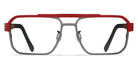 Blackfin® CAMANO BLF Camano 1769 58 - AMARANTH DARK RED/SATIN SILVER Eyeglasses