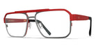 Blackfin® CAMANO BLF Camano 1769 58 - AMARANTH DARK RED/SATIN SILVER Eyeglasses