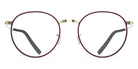 Blackfin® CARMEL BLF CARMEL 1644 50 - Light Gold/Berry Red Rims Eyeglasses