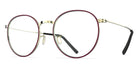 Blackfin® CARMEL BLF CARMEL 1644 50 - Light Gold/Berry Red Rims Eyeglasses