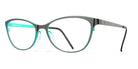 Blackfin® CASEY BLF CASEY 557 49 - Gunmetal/Green Eyeglasses