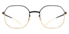 Mykita® CAT MYK CAT Gold/Jet Black 49 - MYK CAT Gold/Jet Black Eyeglasses