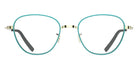 Blackfin® CATALINA BLF CATALINA 1639 51 - Light Gold / Deep Turquoise Rims Eyeglasses