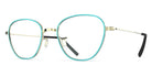 Blackfin® CATALINA BLF CATALINA 1639 51 - Light Gold / Deep Turquoise Rims Eyeglasses