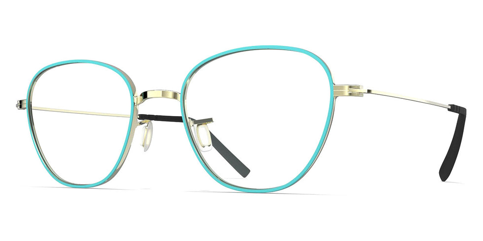 Blackfin® CATALINA BLF CATALINA 1639 51 - Light Gold / Deep Turquoise Rims Eyeglasses