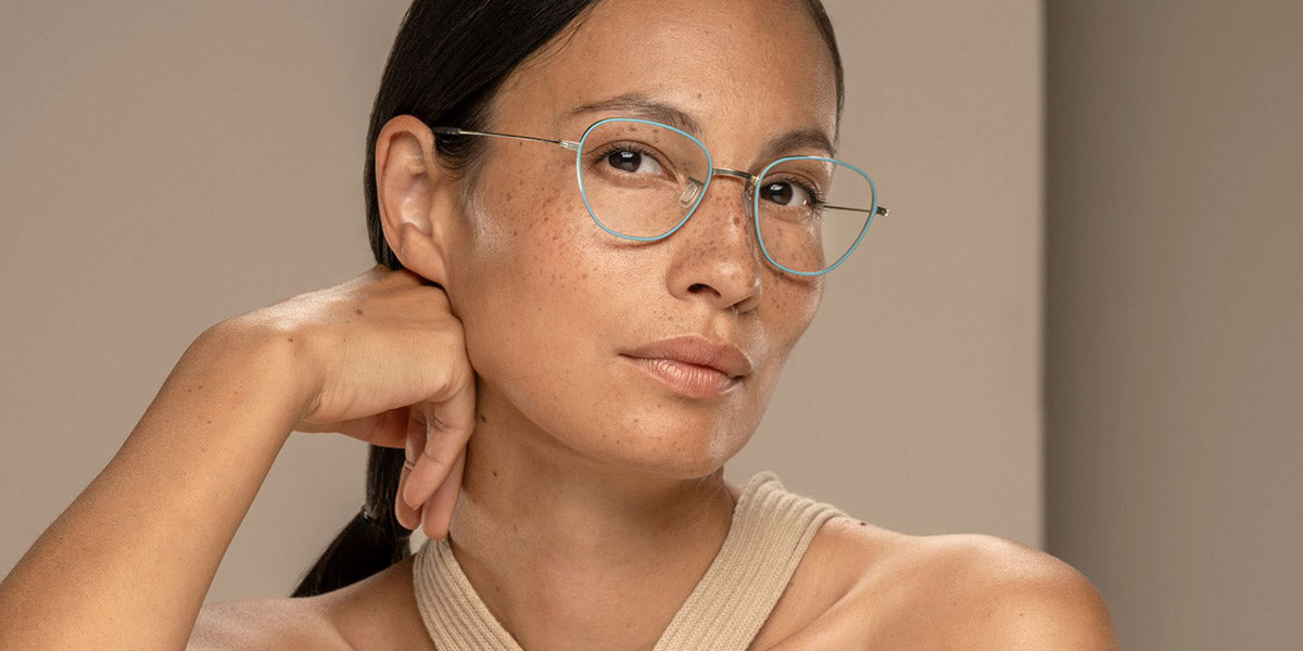 Blackfin® CATALINA BLF CATALINA 1639 51 - Light Gold / Deep Turquoise Eyeglasses