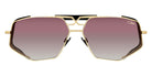 Cazal® 050 Anniversary Edition Sunglasses - 001 Black-Gold/Grey Gradient/Ar Coated