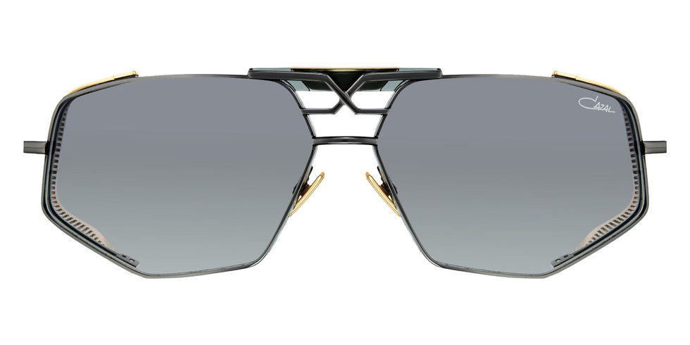 Cazal® 050 Anniversary Edition Sunglasses - 003 Gunmetal-Gold/Grey Gradient/Ar Coated