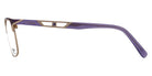 Cazal® 1287 CZL 1287 002 54 - Aubergine-Gold Eyeglasses
