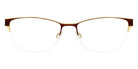 Cazal® 1295 Eyeglasses - 003 Chocolate-Gold