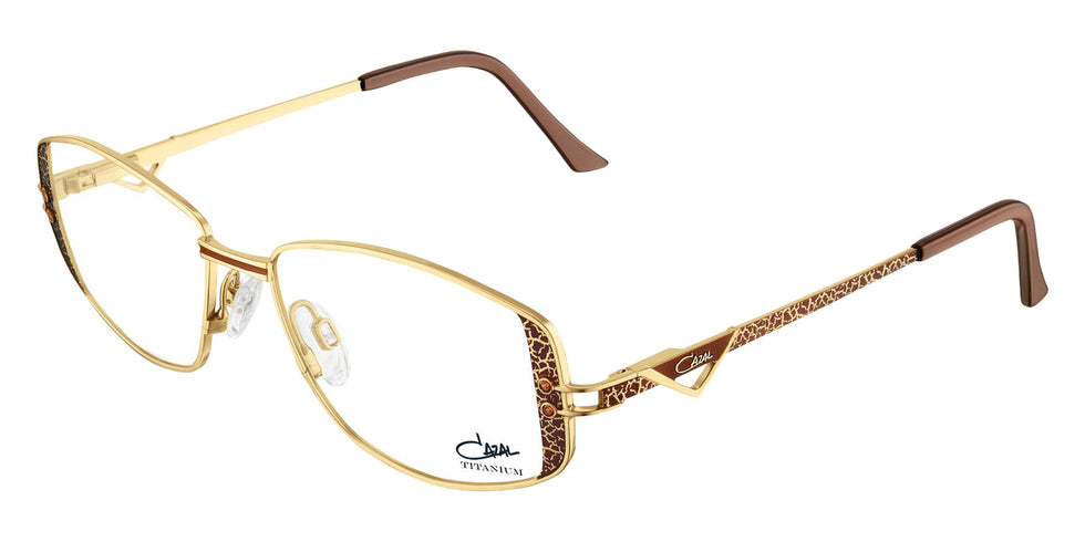Cazal® 1296-Eyeglasses Eyeglasses - 002 Brown-Gold
