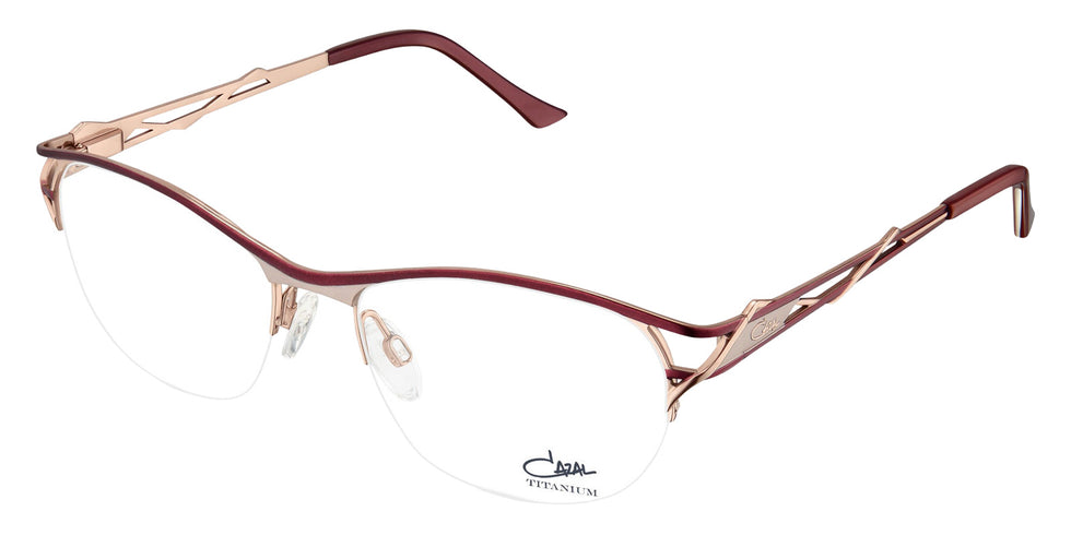 Cazal® 1297 CAZ 1297 003 bordeaux-rosegold 53 Eyeglasses - 003 bordeaux-rosegold