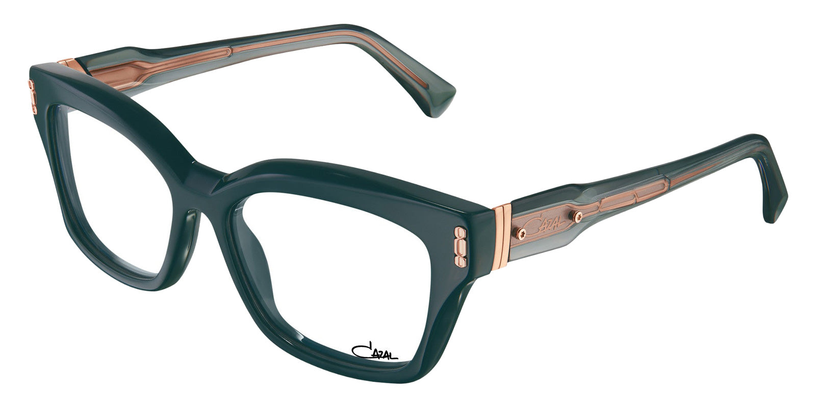 Cazal® 5019 CAZ 5019 003 moss green-rosegold 54 Eyeglasses - 003 moss green-rosegold 