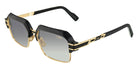 Cazal® 6041/3-Sunglasses Sunglasses - 001 Black-Gold/Grey Gradient/Ar Coated