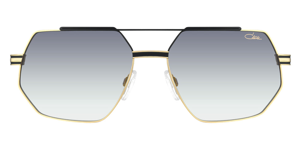 Cazal® 7113/3 Sunglasses - 001 Black-Gold/Grey Gradient/Ar Coated