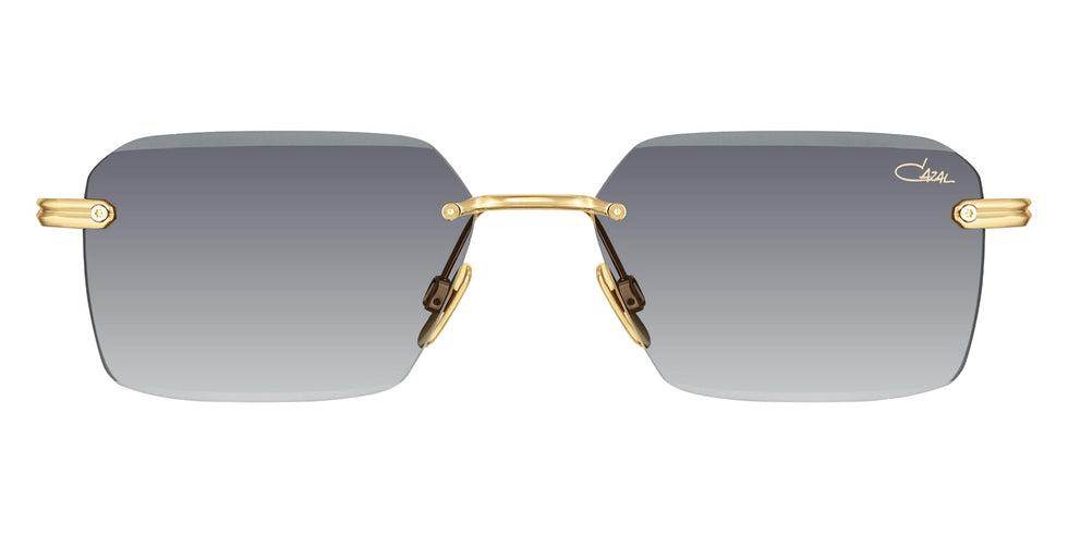 Cazal® 7116/3 Sunglasses - 001 Black-Gold/Grey Gradient/Ar Coated