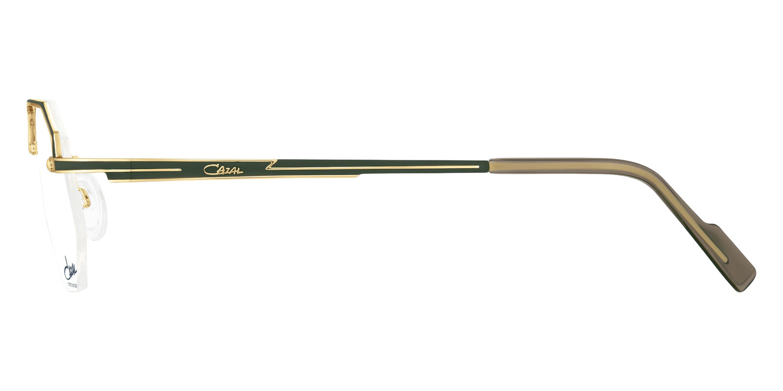 Cazal® 7117 CAZ 7117 002 khaki-gold 54 Eyeglasses - 002 khaki-gold 