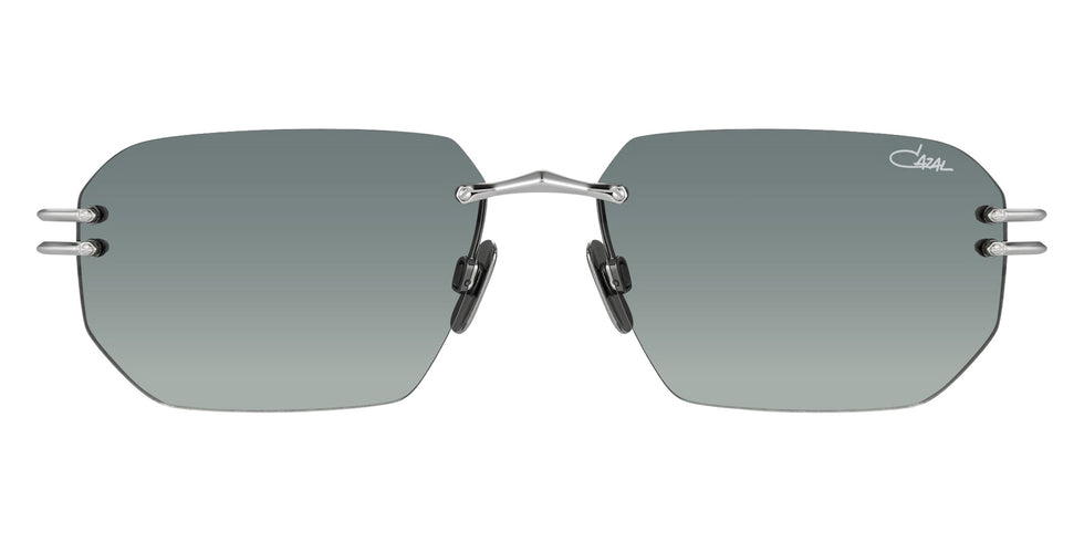 Cazal® 7121/3 Sunglasses - 003 Silver/Green Gradient/Ar Coated