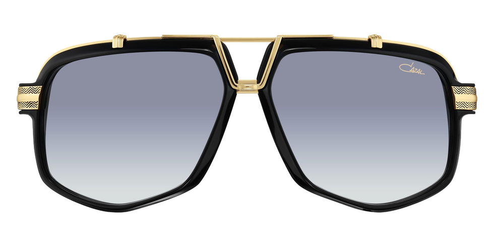 Cazal® 8049 Sunglasses - 001 Black-Gold/Grey Gradient/Ar Coated