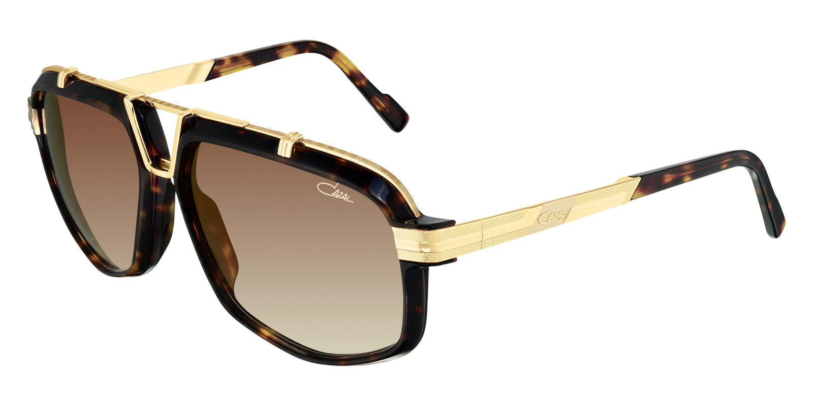 Cazal® 8049-Sunglasses Sunglasses - 002 Havanna-Gold/Brown Gradient/Ar Coated
