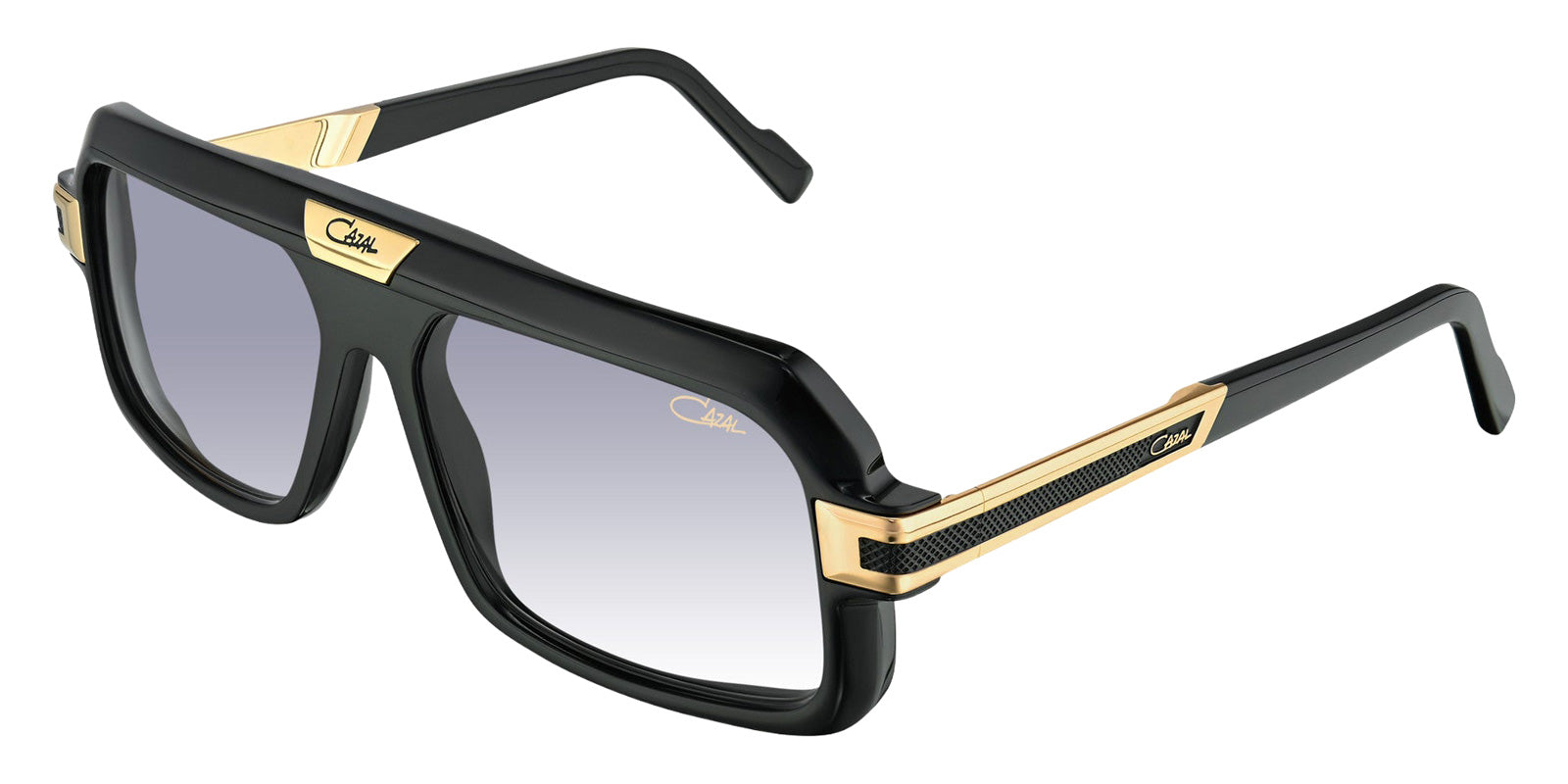 Cazal® 8051-Sunglasses Sunglasses - 001 Black-Gold/Grey Gradient/Ar Coated