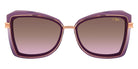 Cazal® 8512 CAZ 8512 002 57 - 002 Aubergine/Rosegold / Violet Gradient AR Sunglasses