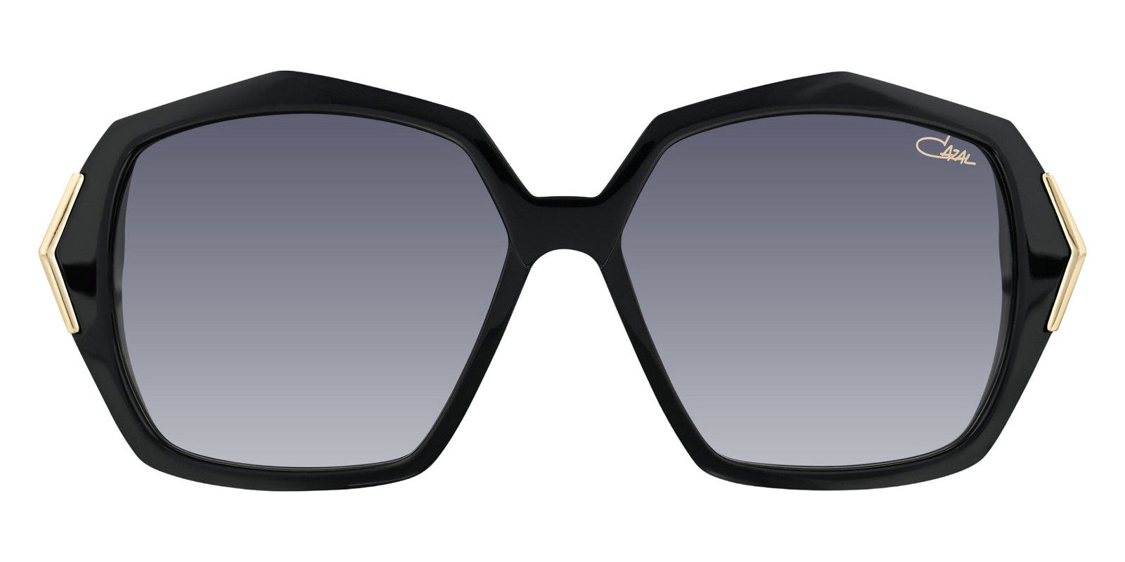 Cazal® 8520 Sunglasses - 001 Black-Gold/Grey Gradient/Ar Coated
